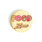 dhcrafts Round Fridge Magnet Yellow Food Lovers Food Zone D2 Glossy Finish Design Pack of 1 (58 mm)