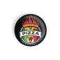 dhcrafts Round Fridge Magnet Black Food Lovers Pizza Always Fresh D4 Glossy Finish Design Pack of 1 (58 mm)