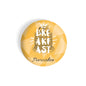 dhcrafts Round Fridge Magnet Yellow Food Lovers Breakfast Pancakes Glossy Finish Design Pack of 1