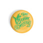 dhcrafts Round Fridge Magnet Orange Food Lovers Time To Drink Mojito Glossy Finish Design Pack of 1