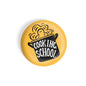 dhcrafts Round Fridge Magnet Yellow Food Lovers Cooking School Glossy Finish Design Pack of 1 (58 mm)