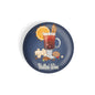 dhcrafts Round Fridge Magnet Multicolour Food Lovers Mulled Wine Glossy Finish Design Pack of 1