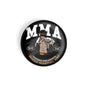 dhcrafts Round Fridge Magnet Sports Multicolour MMA Technique Over Strength Mixed Martial Arts Glossy Finish Design Pack of 1 (58 mm)