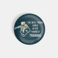 dhcrafts Round Fridge Magnet Sports Multicolour The Best Trick Comes After Hardest Training Skating Glossy Finish Design Pack of 1