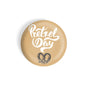 dhcrafts Round Fridge Magnet Brown Food Lovers Pretzel Day Glossy Finish Design Pack of 1 (58 mm)