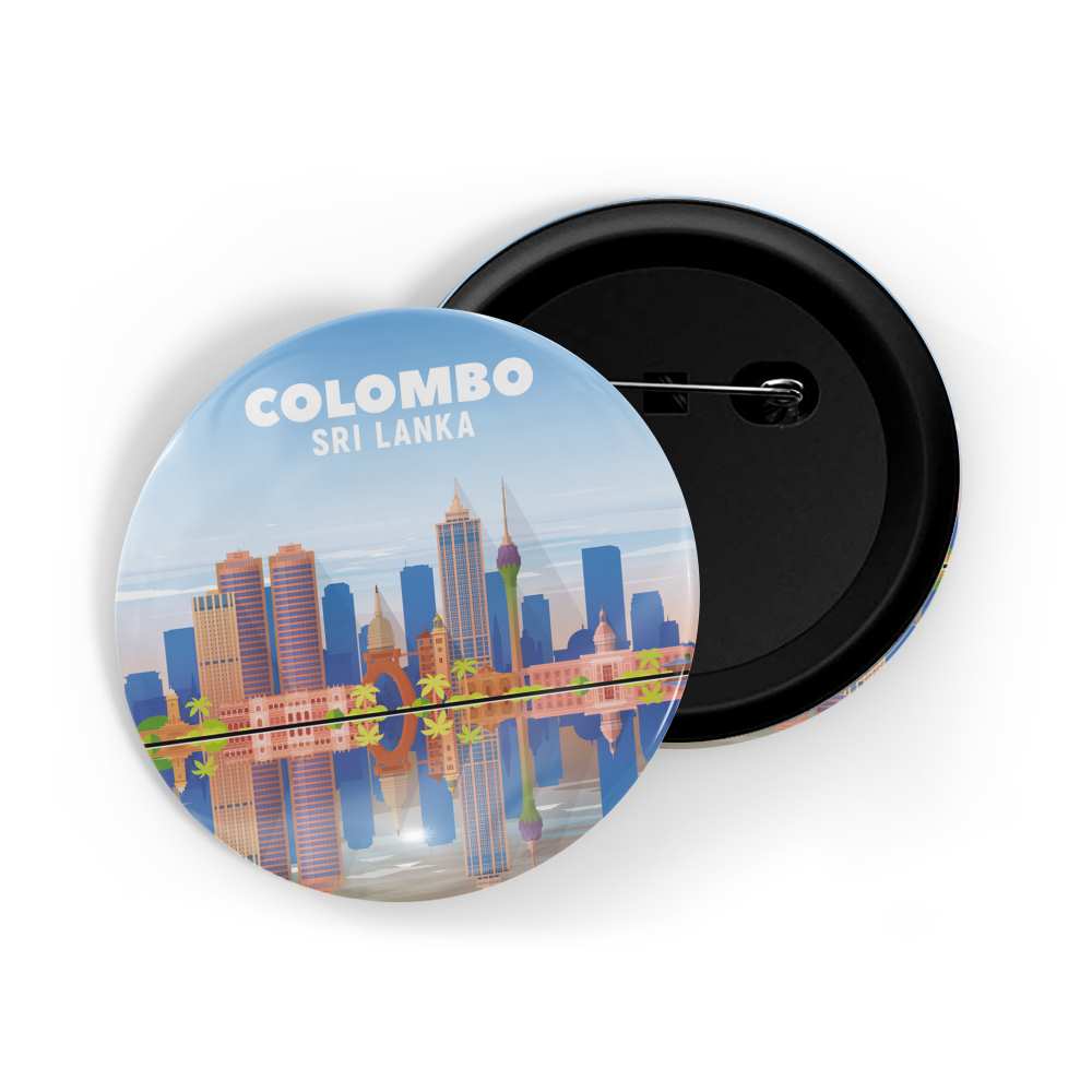 dhcrafts Round Pin Badges Brown Not All Those Who Wander Are Lost D1 Glossy Finish Design Pack of 1 (58mm)