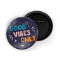 dhcrafts Round Pin Badges Blue Never Loose Your Sense Of Wonder D5 Glossy Finish Design Pack of 1 (58mm)