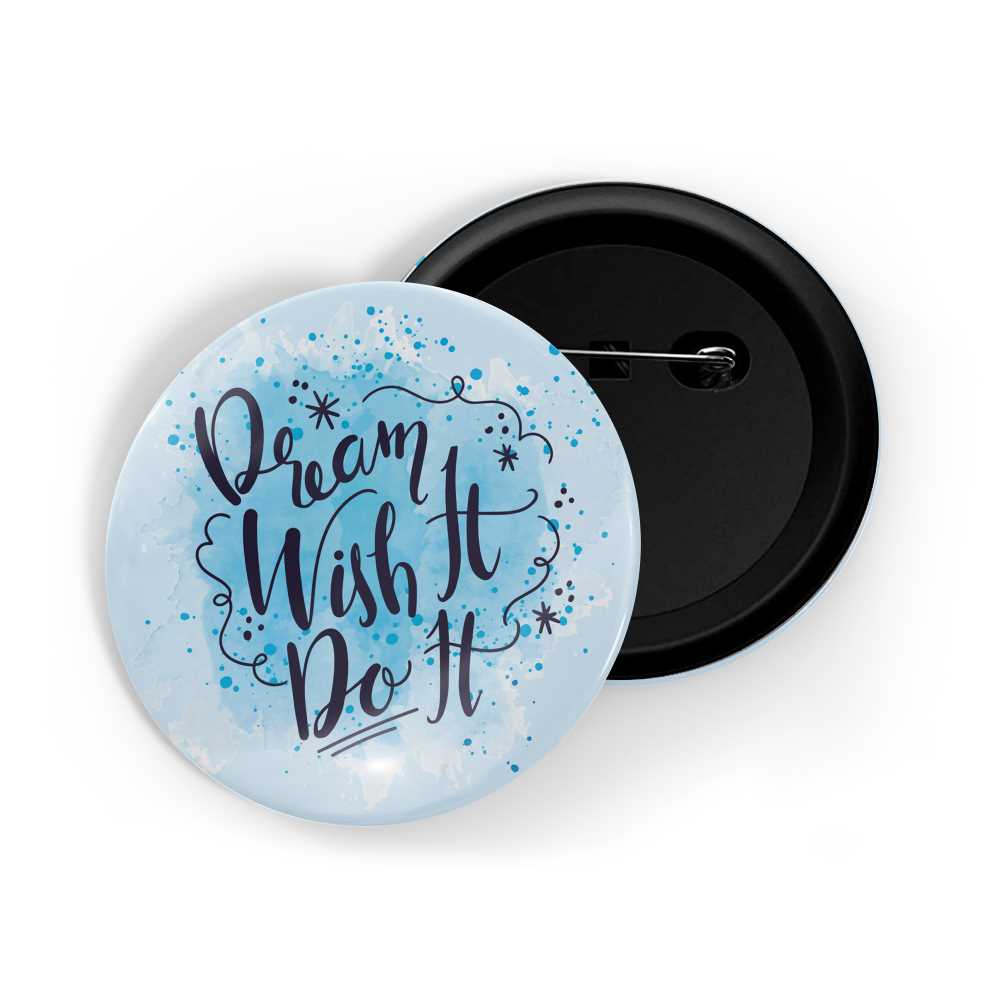 dhcrafts Round Pin Badges Brown To Change The World You Have To Love Yourself First Glossy Finish Design Pack of 1 (58mm)