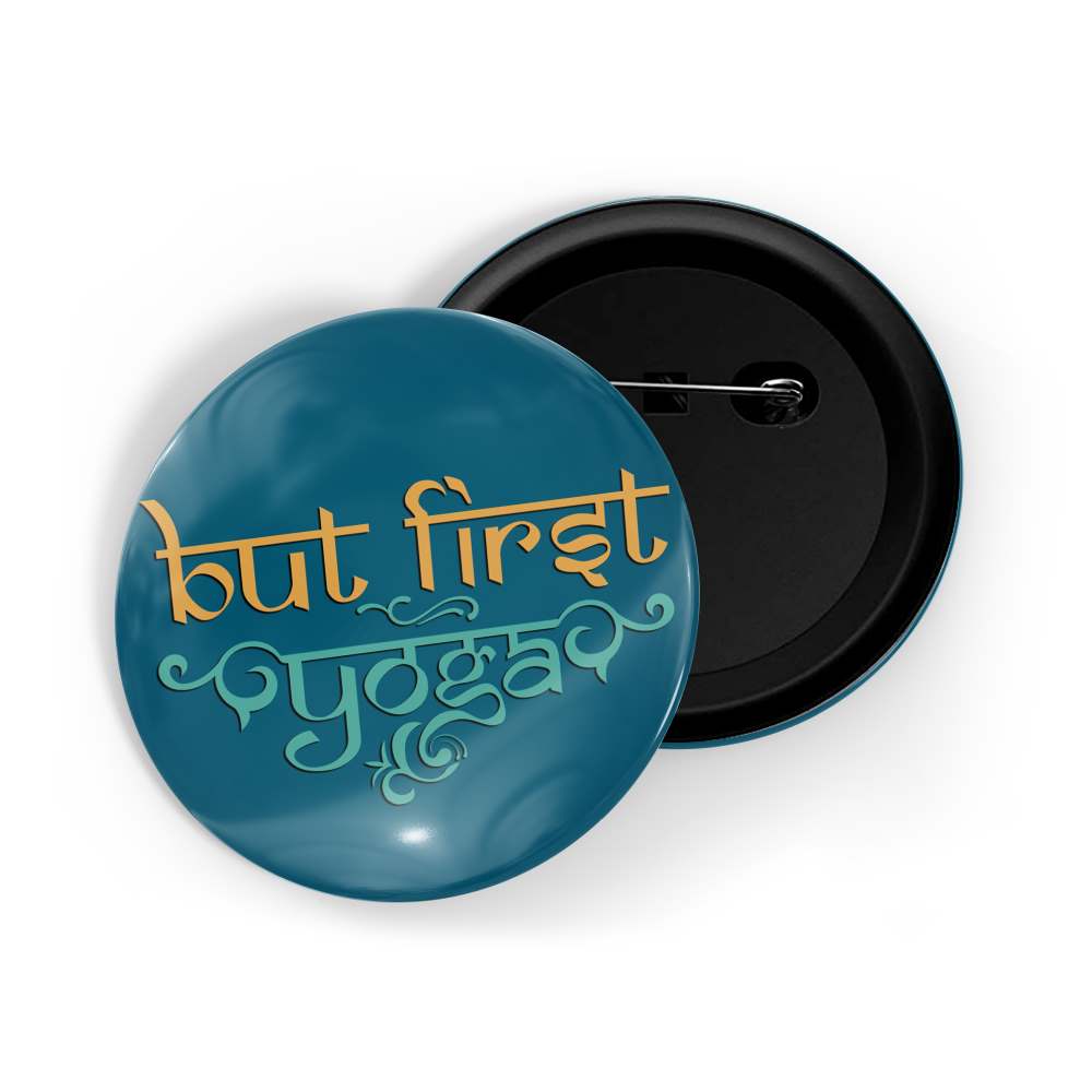 dhcrafts Round Pin Badges Blue First-time Dad Glossy Finish Design Pack of 1 (58mm)