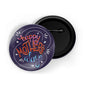 dhcrafts Round Pin Badges Blue Since Vintage Style 1960, I'm Classic Muscle Car D1 Glossy Finish Design Pack of 1 (58mm)