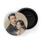 dhcrafts Round Pin Badges Multicolor Kim Soo-hyun D4 Glossy Finish Design Pack of 1 (58mm)
