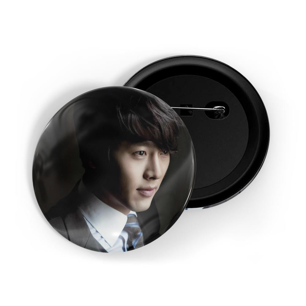 dhcrafts Round Pin Badges Multicolor Kim Soo-hyun D5 Glossy Finish Design Pack of 1 (58mm)
