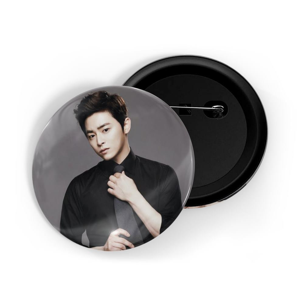 dhcrafts Round Pin Badges Multicolor Kim Soo-hyun D8 Glossy Finish Design Pack of 1 (58mm)