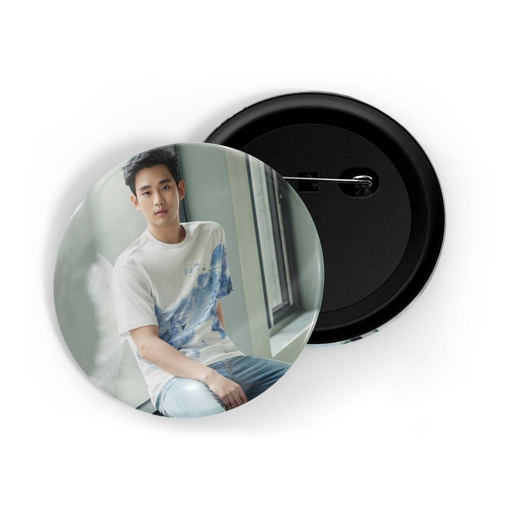 dhcrafts Round Pin Badges Multicolor Lee Dong-wook D2 Glossy Finish Design Pack of 1 (58mm)