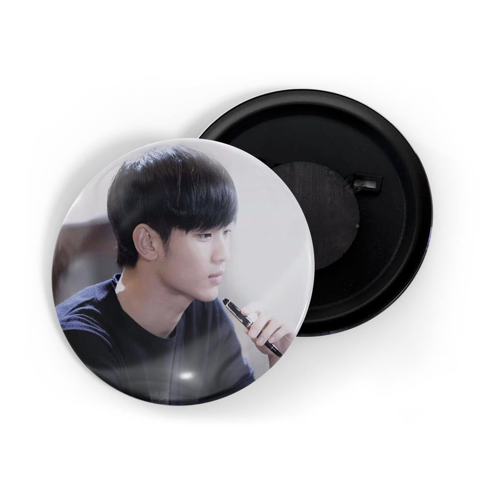 dhcrafts Round Pin Badges Multicolor Lee Dong-wook D3 Glossy Finish Design Pack of 1 (58mm)