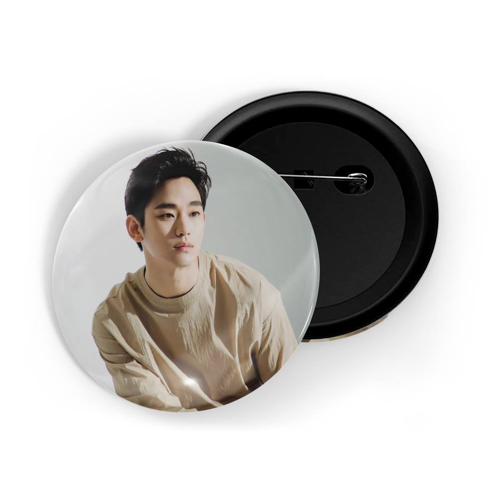 dhcrafts Round Pin Badges Multicolor Lee Dong-wook D4 Glossy Finish Design Pack of 1 (58mm)