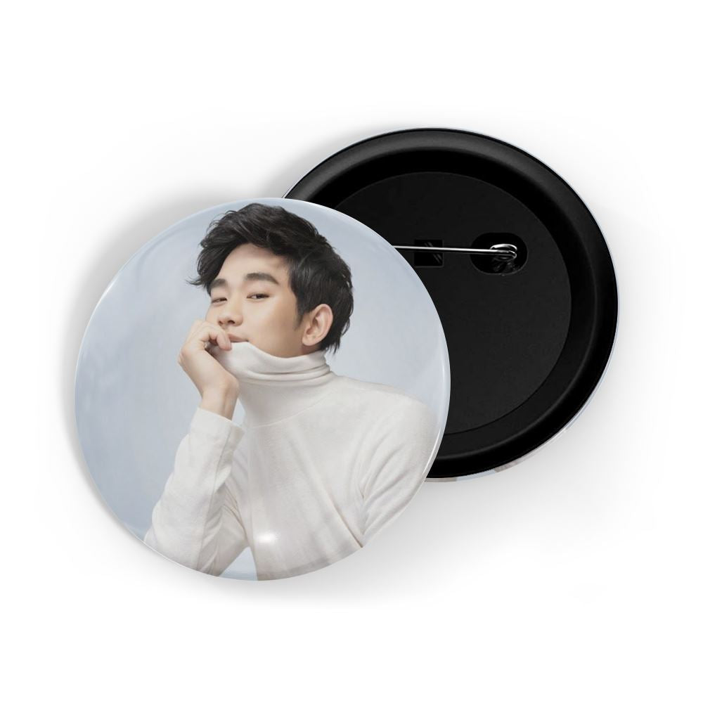 dhcrafts Round Pin Badges Multicolor Lee Dong-wook D5 Glossy Finish Design Pack of 1 (58mm)