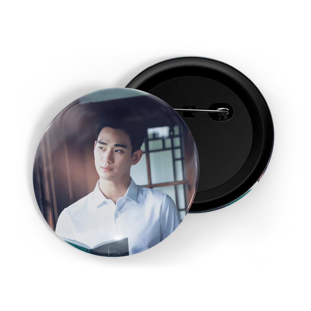 dhcrafts Round Pin Badges Multicolor Lee Dong-wook D7 Glossy Finish Design Pack of 1 (58mm)