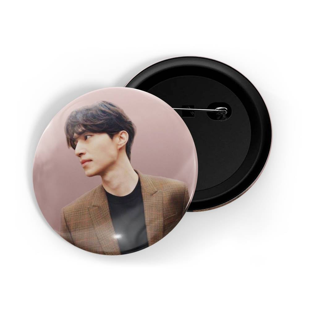 dhcrafts Round Pin Badges Multicolor Lee Joon-gi D3 Glossy Finish Design Pack of 1 (58mm)