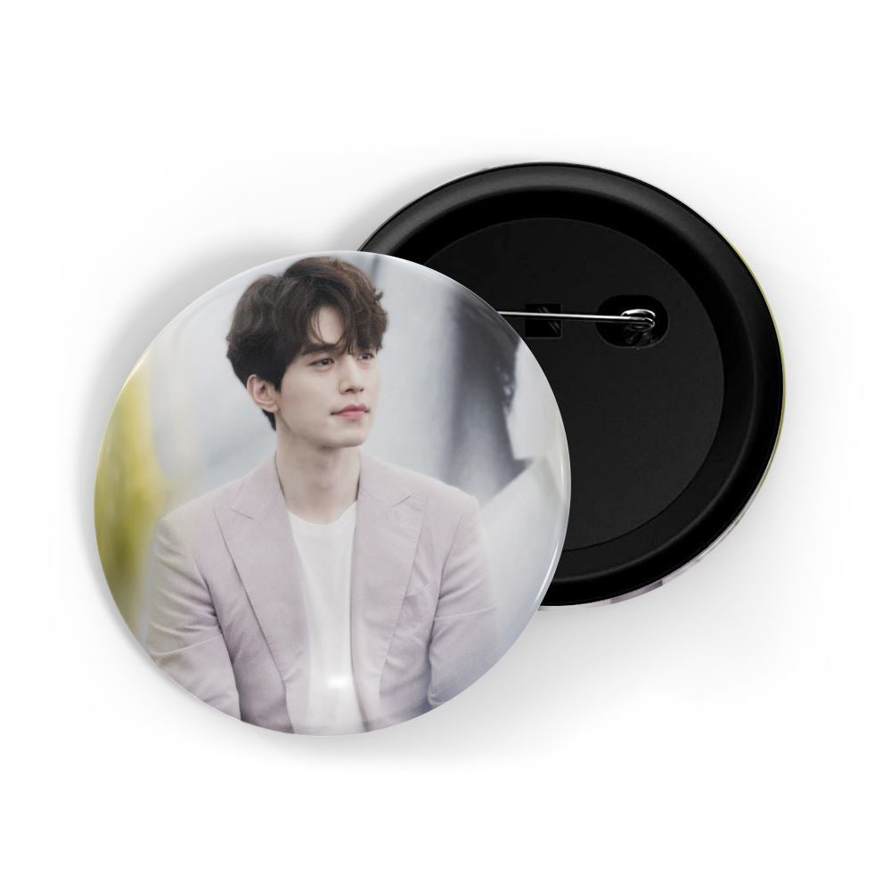 dhcrafts Round Pin Badges Multicolor Lee Joon-gi D6 Glossy Finish Design Pack of 1 (58mm)