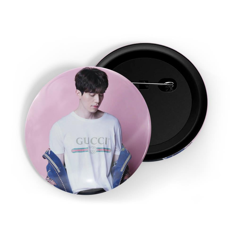 dhcrafts Round Pin Badges Multicolor Nam Joo-hyuk D2 Glossy Finish Design Pack of 1 (58mm)