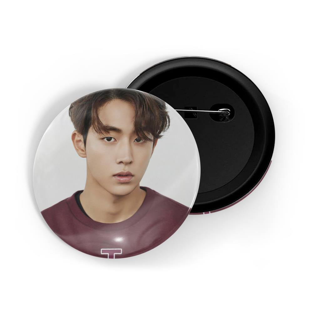 dhcrafts Round Pin Badges Multicolor Park Bo-gum D3 Glossy Finish Design Pack of 1 (58mm)