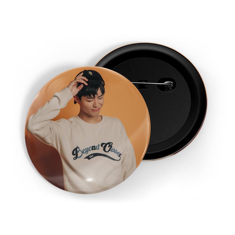dhcrafts Round Pin Badges Multicolor Park Bo-gum D13 Glossy Finish Design Pack of 1 (58mm)