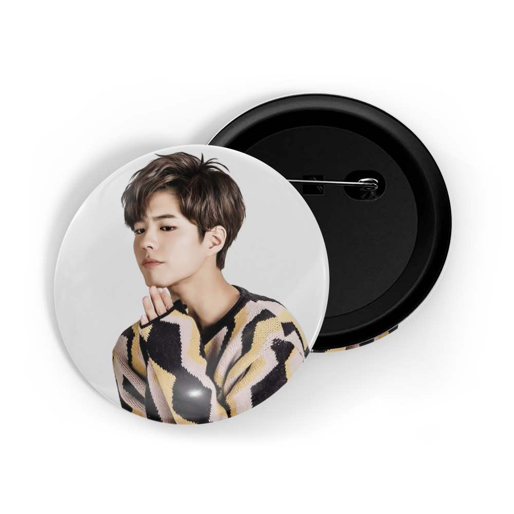 dhcrafts Round Pin Badges Multicolor Park Seo-joon D1 Glossy Finish Design Pack of 1 (58mm)