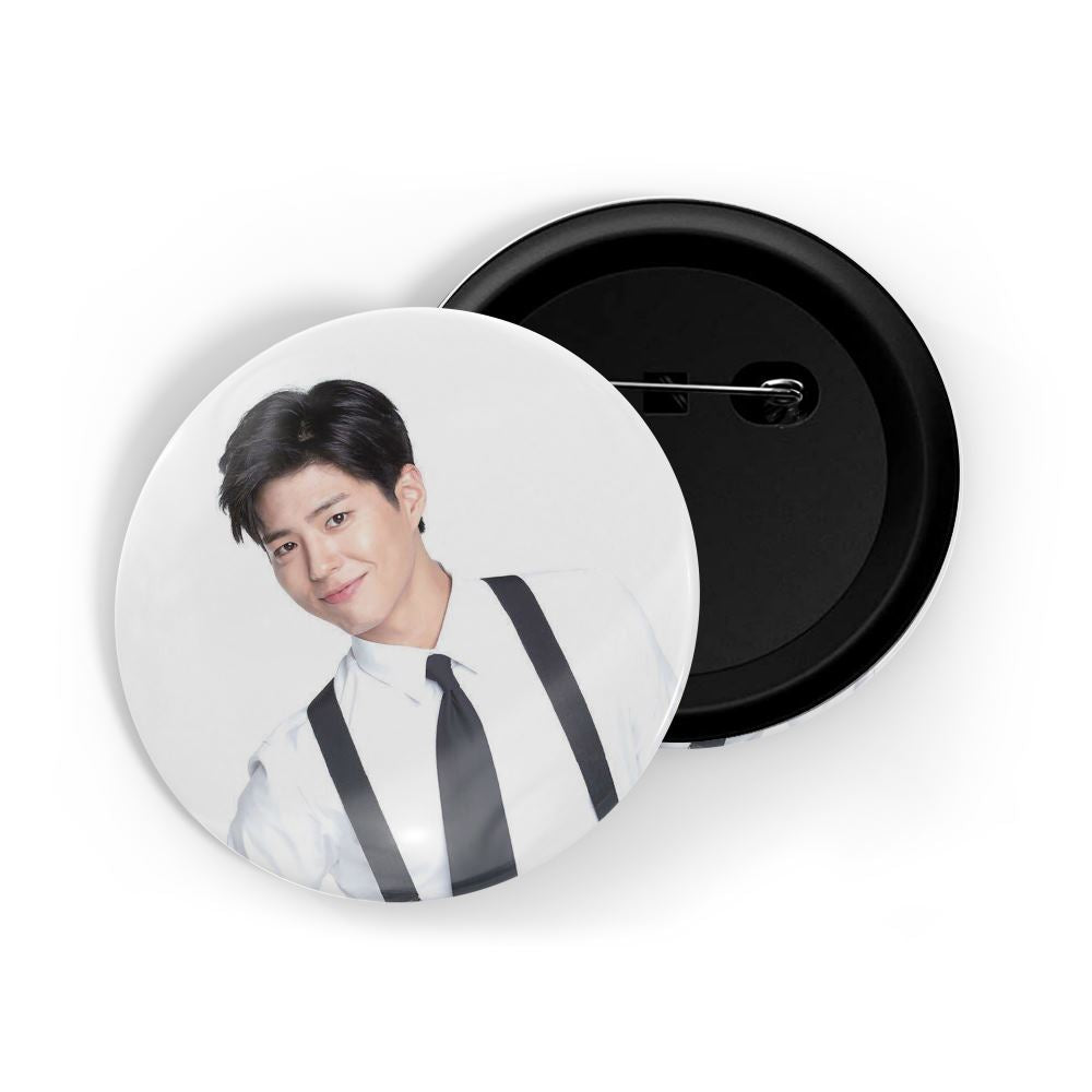 dhcrafts Round Pin Badges Multicolor Park Seo-joon D2 Glossy Finish Design Pack of 1 (58mm)