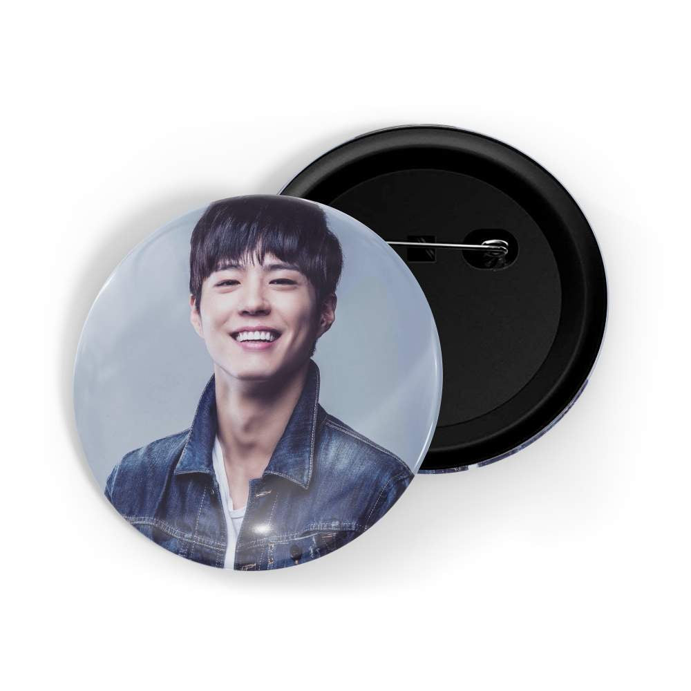 dhcrafts Round Pin Badges Multicolor Park Seo-joon D5 Glossy Finish Design Pack of 1 (58mm)