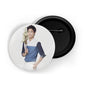 dhcrafts Round Pin Badges Multicolor Park Seo-joon D7 Glossy Finish Design Pack of 1 (58mm)