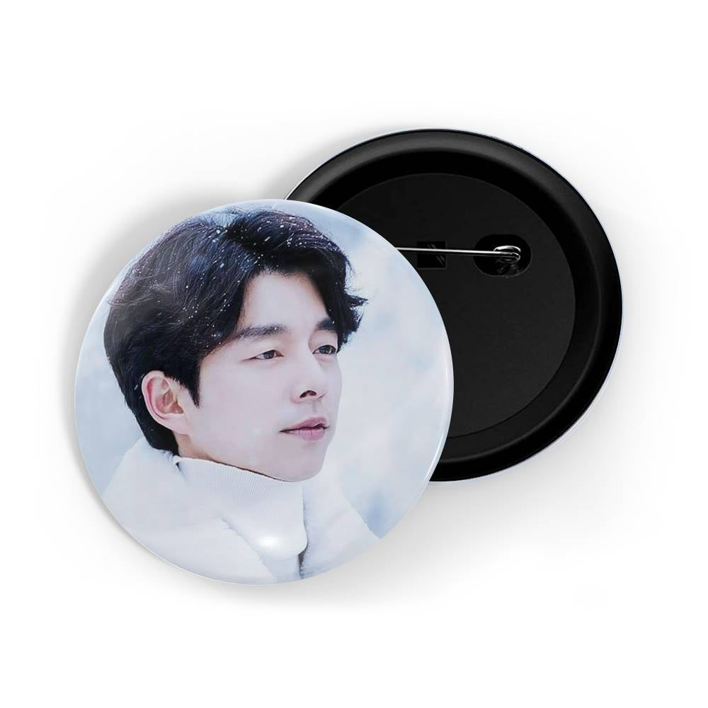 dhcrafts Round Pin Badges Multicolor Ji Chang-wook D2 Glossy Finish Design Pack of 1 (58mm)