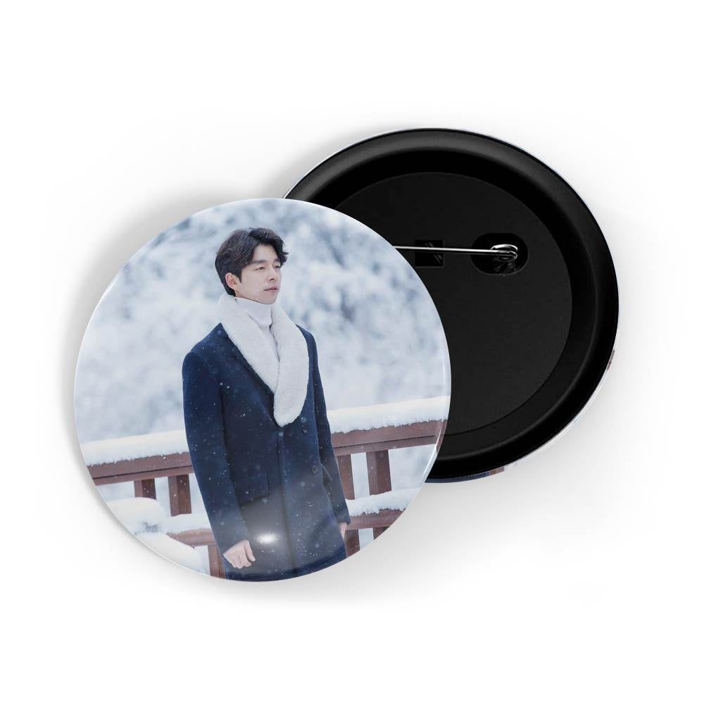 dhcrafts Round Pin Badges Multicolor Ji Chang-wook D4 Glossy Finish Design Pack of 1 (58mm)