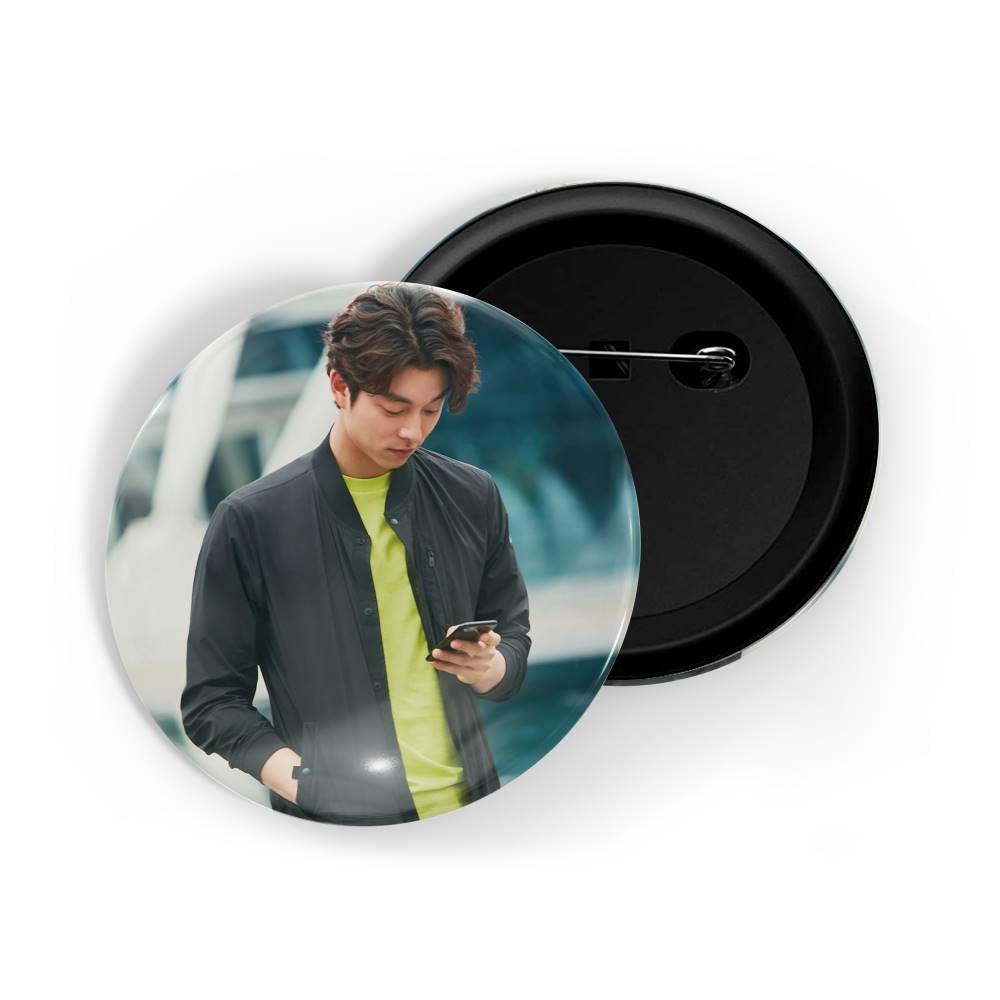 dhcrafts Round Pin Badges Multicolor Ji Chang-wook D7 Glossy Finish Design Pack of 1 (58mm)