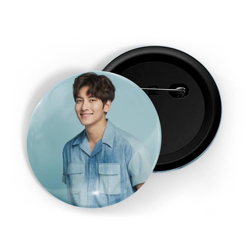 dhcrafts Round Pin Badges Multicolor Ji Chang-wook D11 Glossy Finish Design Pack of 1 (58mm)