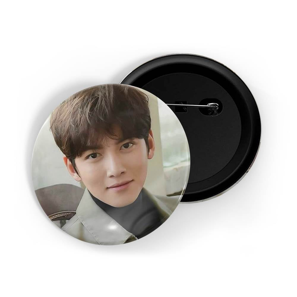 dhcrafts Round Pin Badges Multicolor Ji Chang-wook D13 Glossy Finish Design Pack of 1 (58mm)