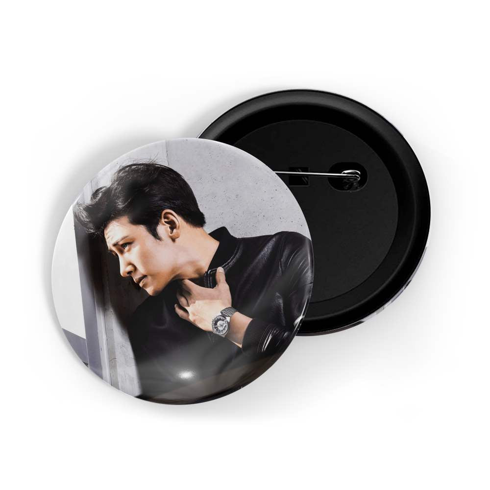 dhcrafts Round Pin Badges Multicolor Lee Jong-suk D4 Glossy Finish Design Pack of 1 (58mm)