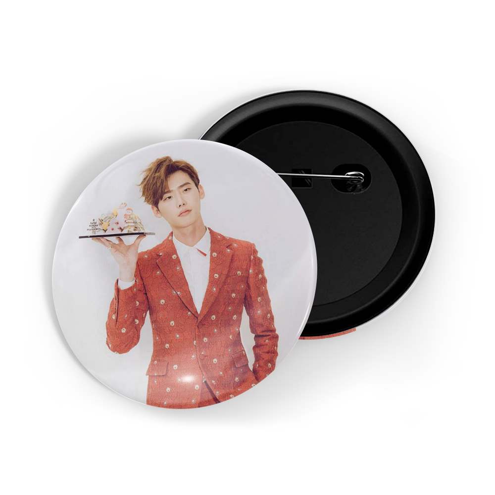 dhcrafts Round Pin Badges Multicolor Lee Min-ho D9 Glossy Finish Design Pack of 1 (58mm)