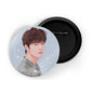 dhcrafts Round Pin Badges Multicolor Lee Min-ho D12 Glossy Finish Design Pack of 1 (58mm)