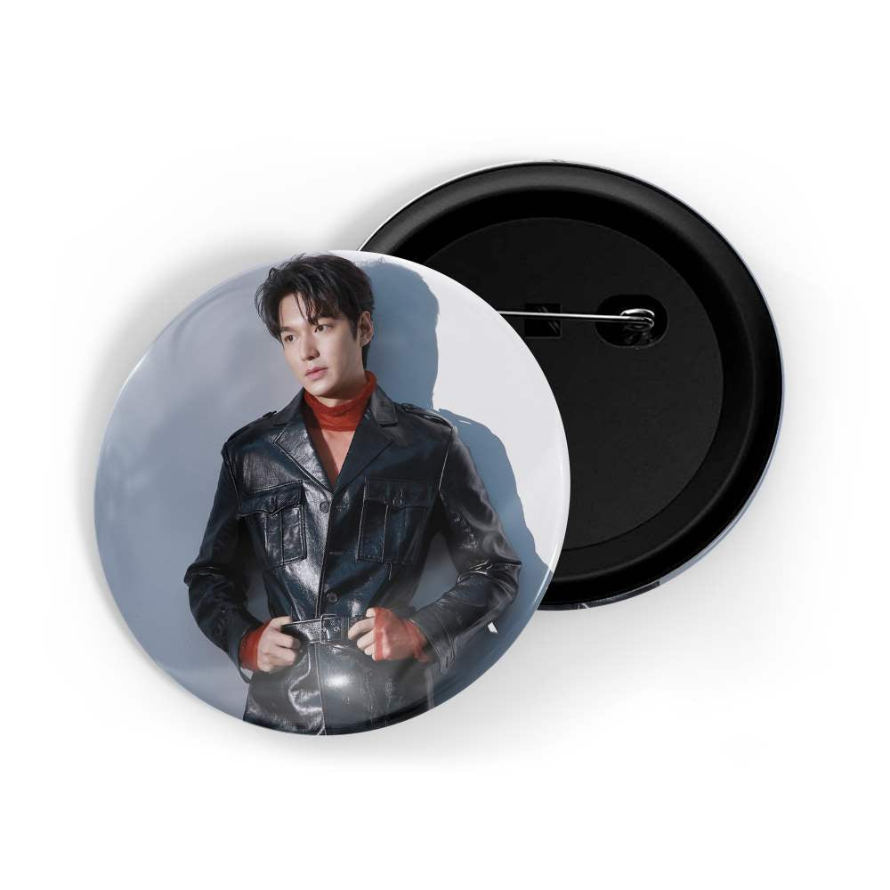 dhcrafts Round Pin Badges Multicolor Lee Min-ho D16 Glossy Finish Design Pack of 1 (58mm)