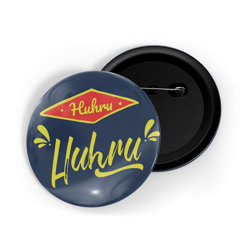 dhcrafts Round Pin Badges Black Marathi slags / Language / words / sentence Tuze Dole Sundar Ahet Glossy Finish Design Pack of 1 (58mm)
