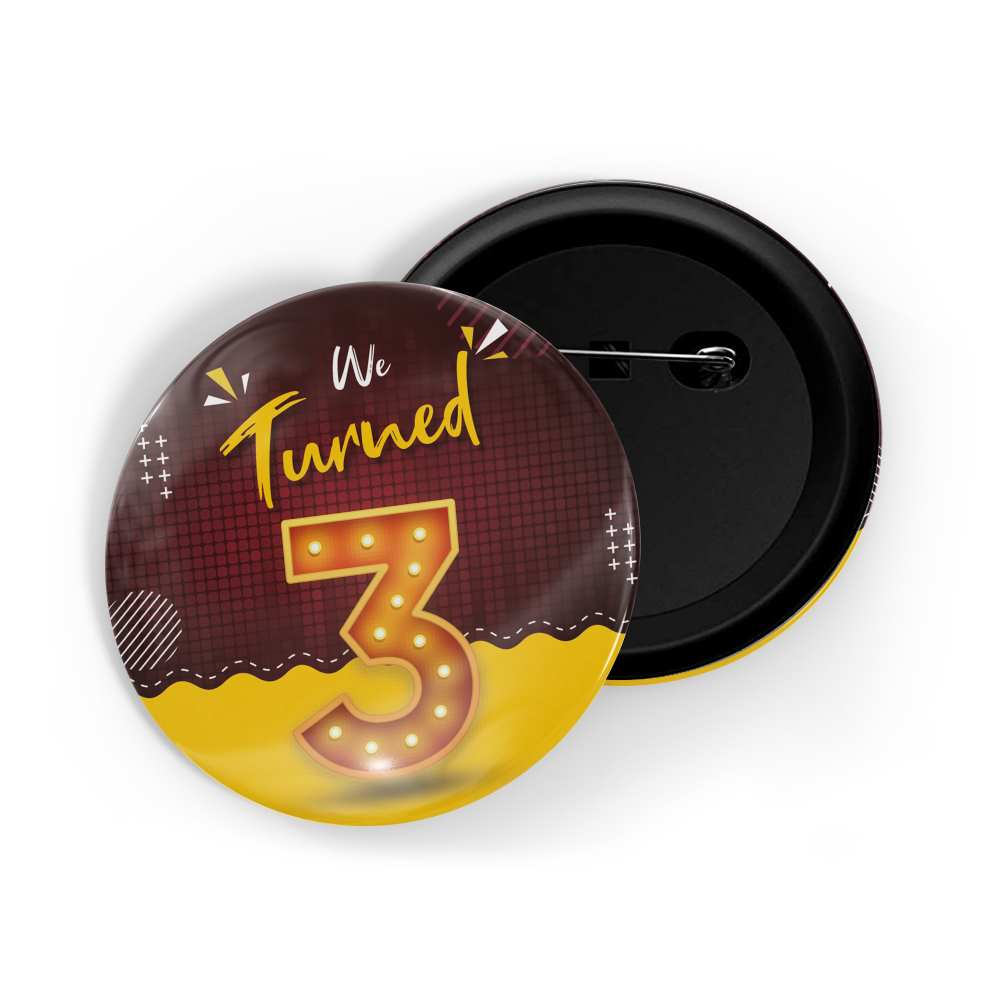 dhcrafts Round Pin Badges Multicolor Marathi slags / Language / words / sentence Ashakya D2 Glossy Finish Design Pack of 1 (58mm)