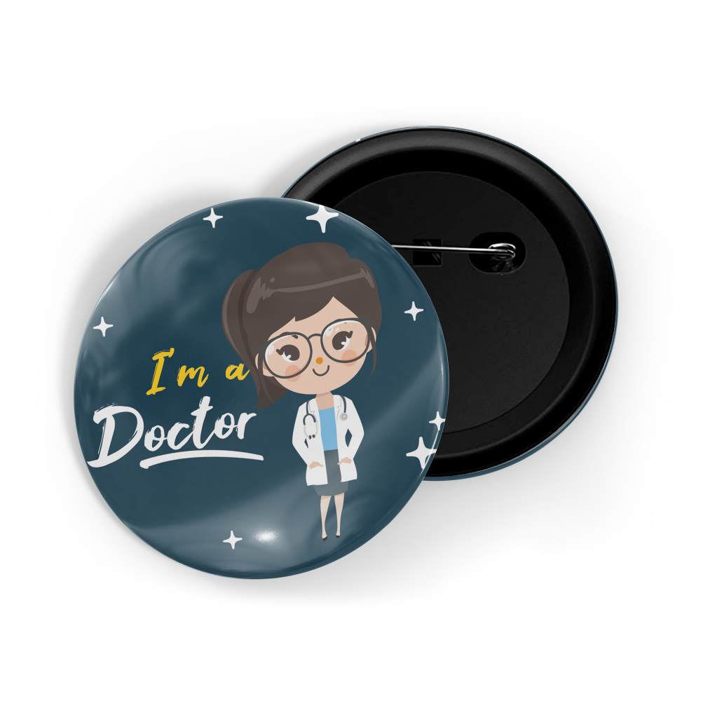 dhcrafts Round Pin Badges Covid White But First Hand Sanitizer coronavirus Covid 19 pandemic positive quote Glossy Finish Design Pack of 1 (58mm)