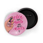dhcrafts Round Pin Badges Purple Positive Quote Wow Glossy Finish Design Pack of 1 (58mm)