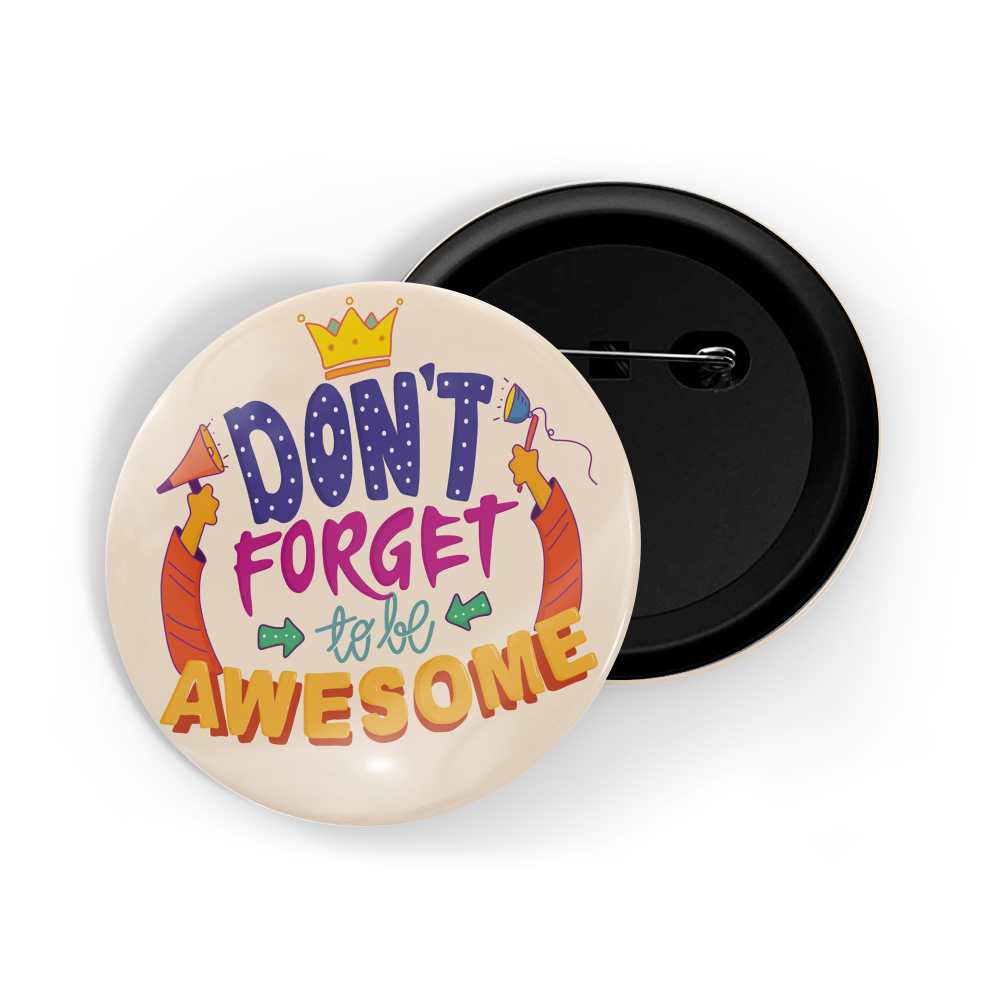 dhcrafts Round Pin Badges Multicolour Maharastra Malhargad Fort D2 Glossy Finish Design Pack of 1 (58mm)