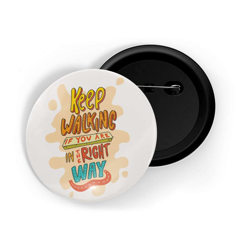 dhcrafts Round Pin Badges Multicolour Maharastra Raigad Fort D1 Glossy Finish Design Pack of 1 (58mm)