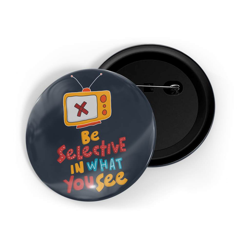 dhcrafts Round Pin Badges Multicolour Maharastra Raigad Fort D3 Glossy Finish Design Pack of 1 (58mm)