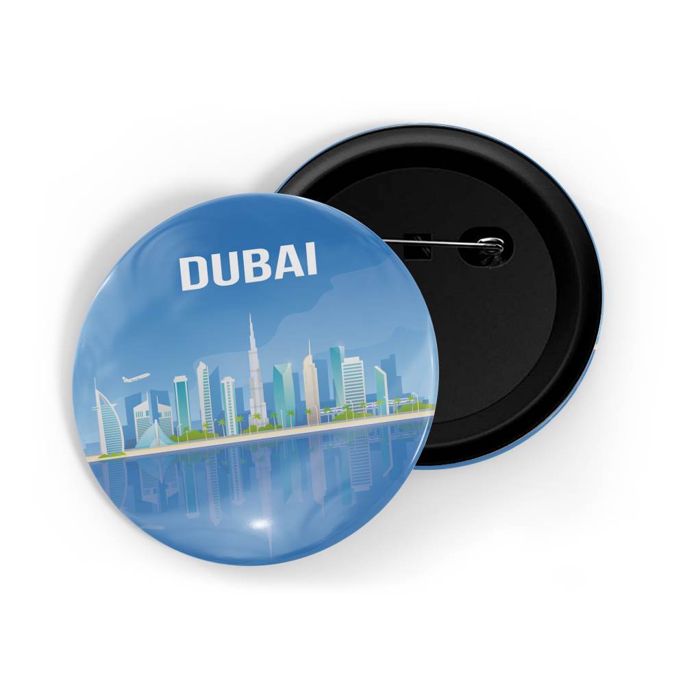 dhcrafts Round Pin Badges Multicolour Maharastra Toranmal Hill Station Glossy Finish Design Pack of 1 (58mm)