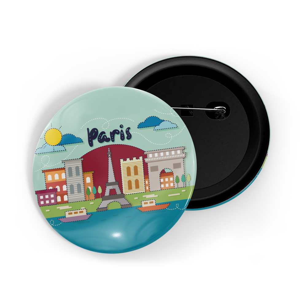 dhcrafts Round Pin Badge Blue Profession Job Profession I'm A Doctor D1 Glossy Finish Design Pack of 1 (58mm)