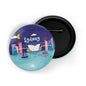dhcrafts Round Pin Badge Blue Profession Job Profession I'm A Doctor D2 Glossy Finish Design Pack of 1 (58mm)